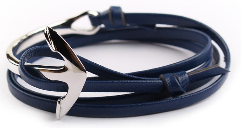 Hope Anchor (Navy Leather)