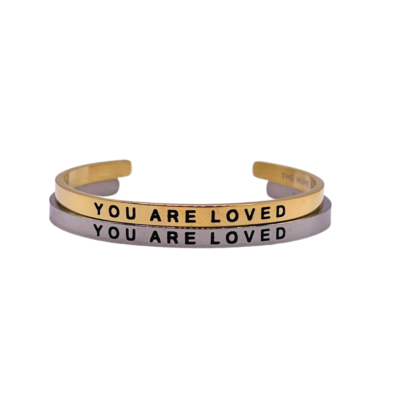 YOU ARE LOVED- 3MM DEEP STAMPED